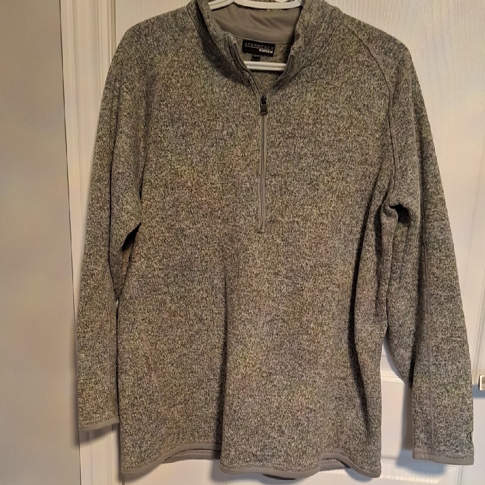Sunice‎ Heathered Gray Quarter-Zip Women's Pullover Sweater